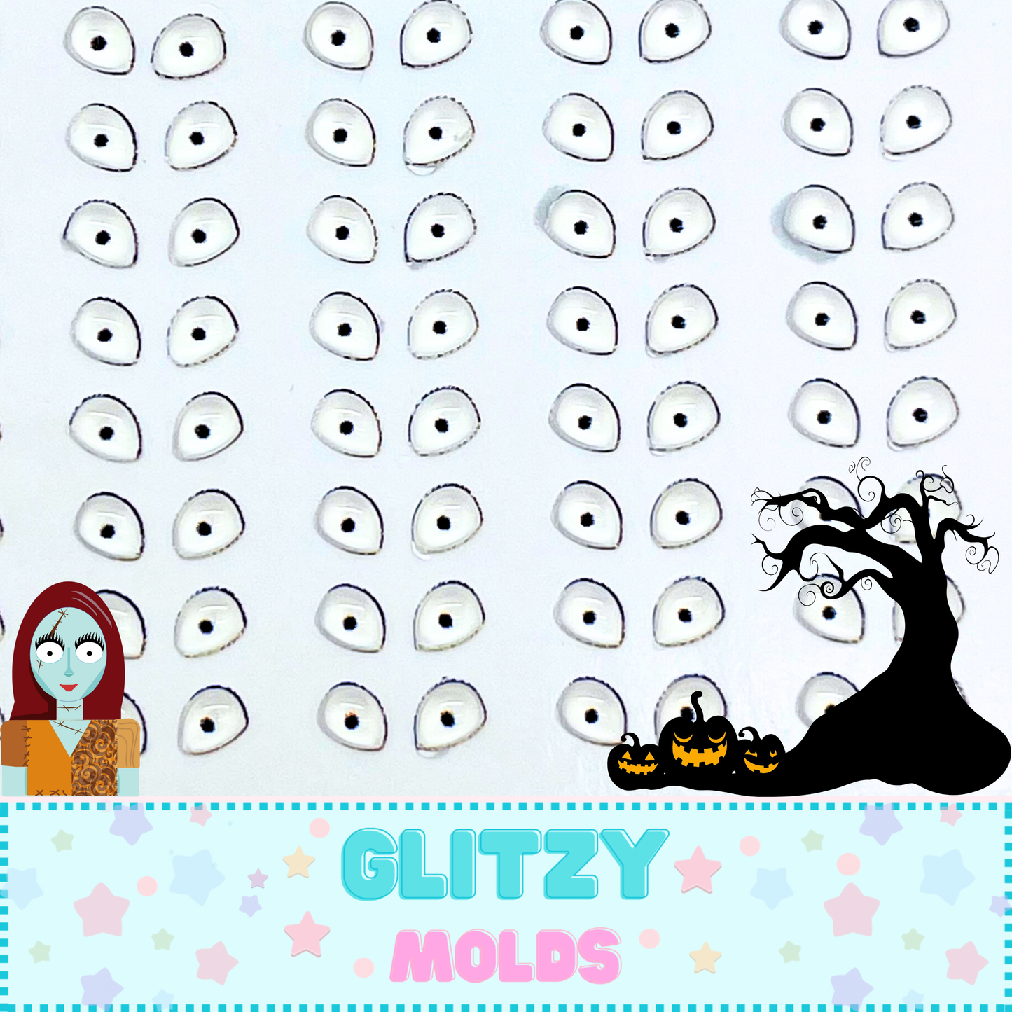 Ojitos de Sally en 3D, Ojitos Resinados GM-Sally