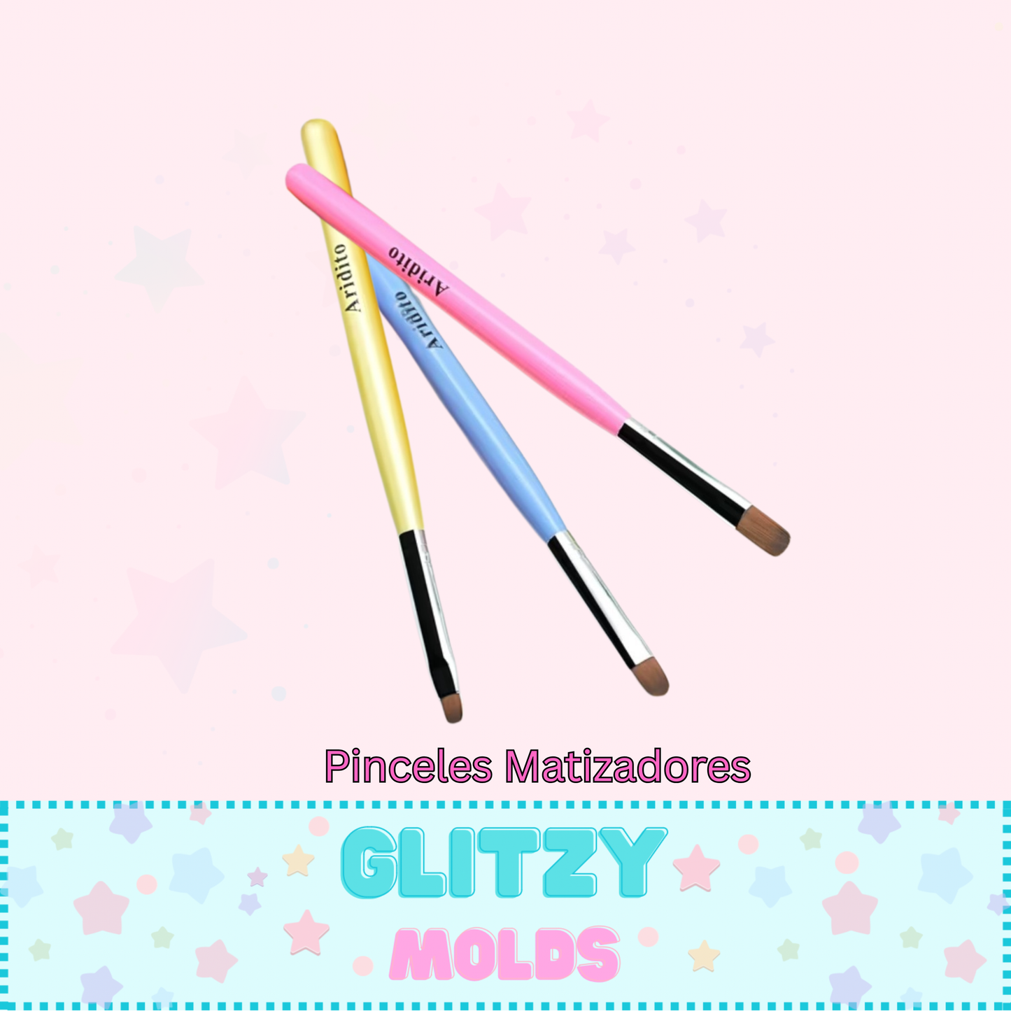 Shading Brushes 3 piece Set