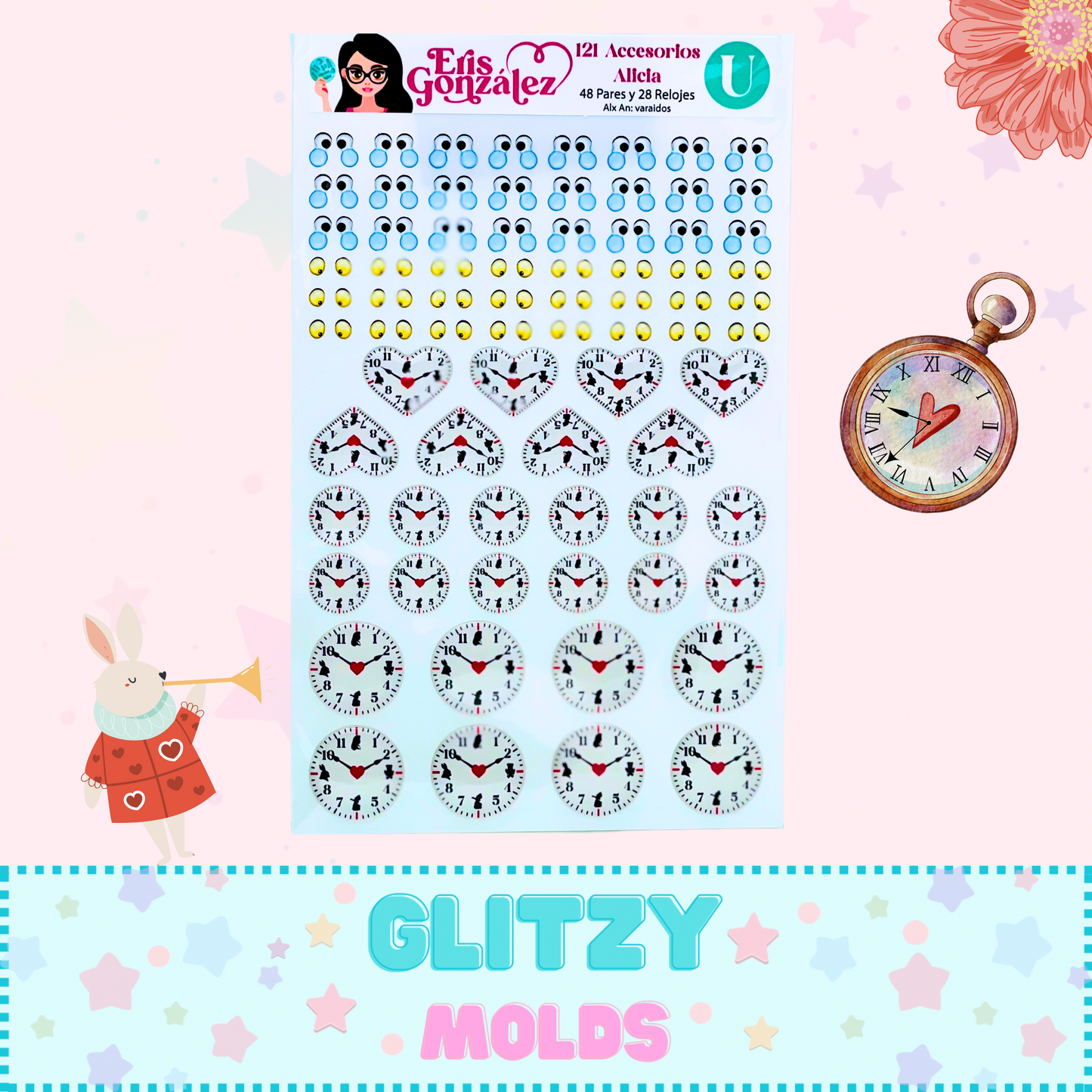 3D Eye Decals, Alice Mold Accessories, Erismar-121