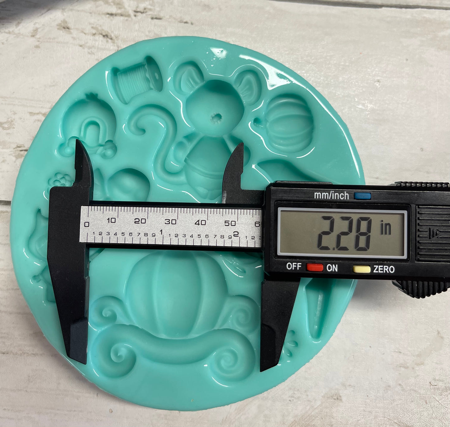 Cinderella Complements, Silicone Mold, Molde Complementos de Cenicienta GM-42-130