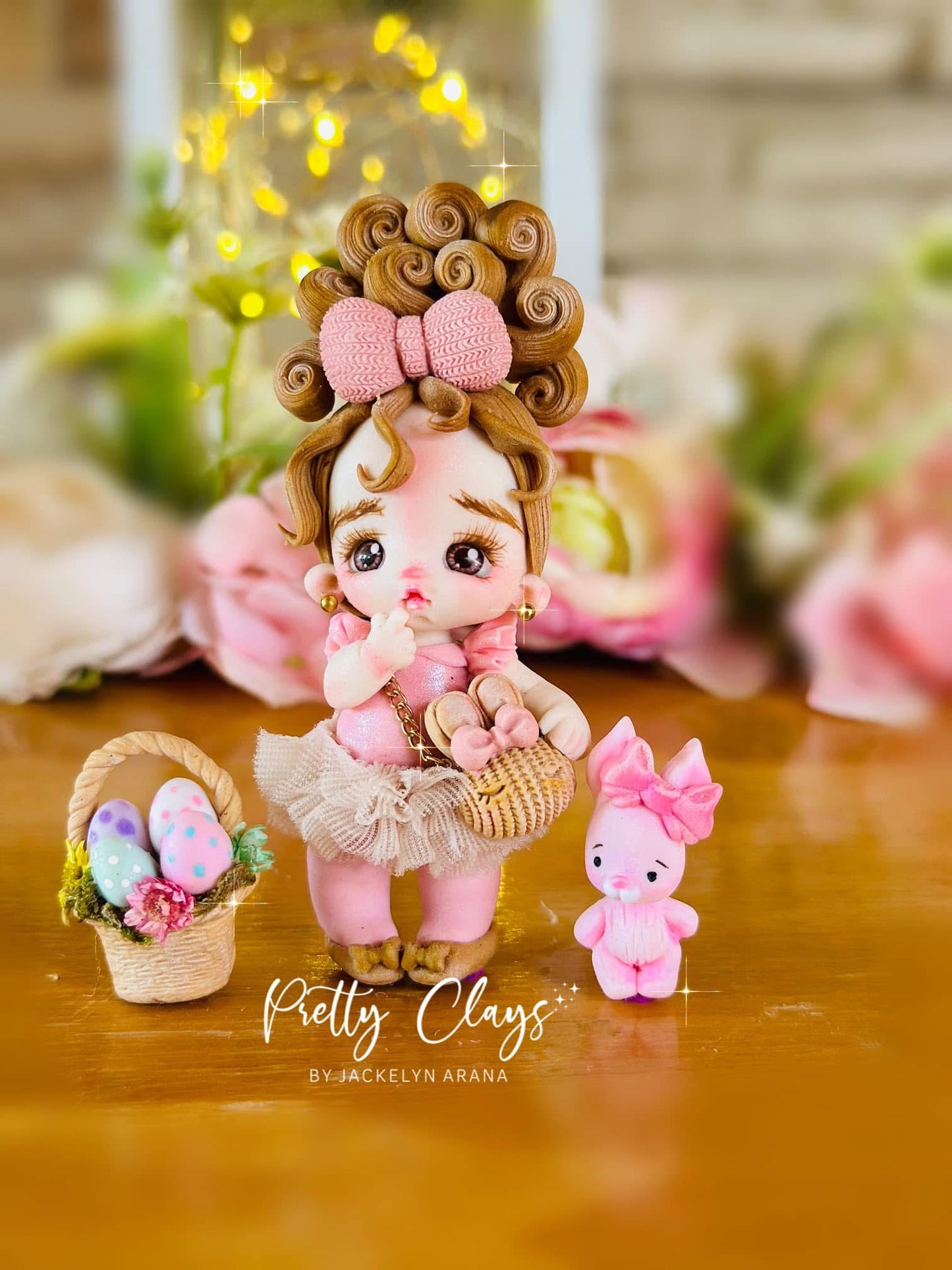 Dulce Conejita , Sweet Bunny, Mold by Pretty Clays Molds