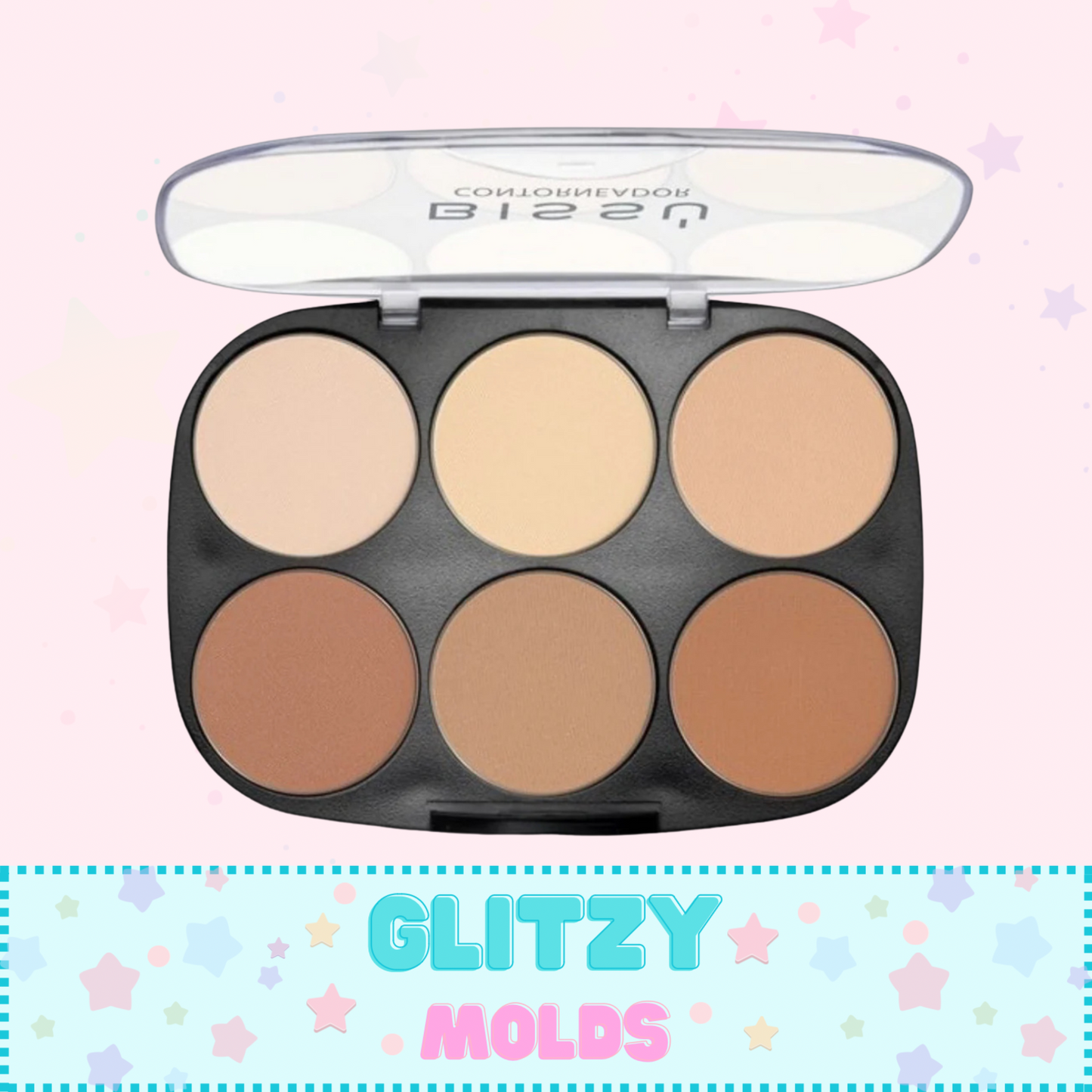 Shading Palette, Light to Medium Skin Tones, Bissu-01