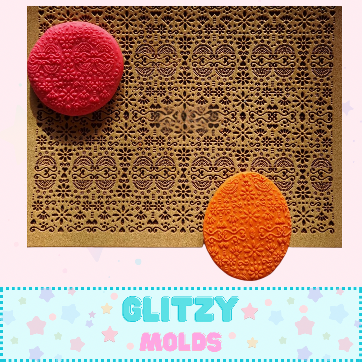 Floral Foam Texture, Clay Texture Mat, Tex-Vestido1