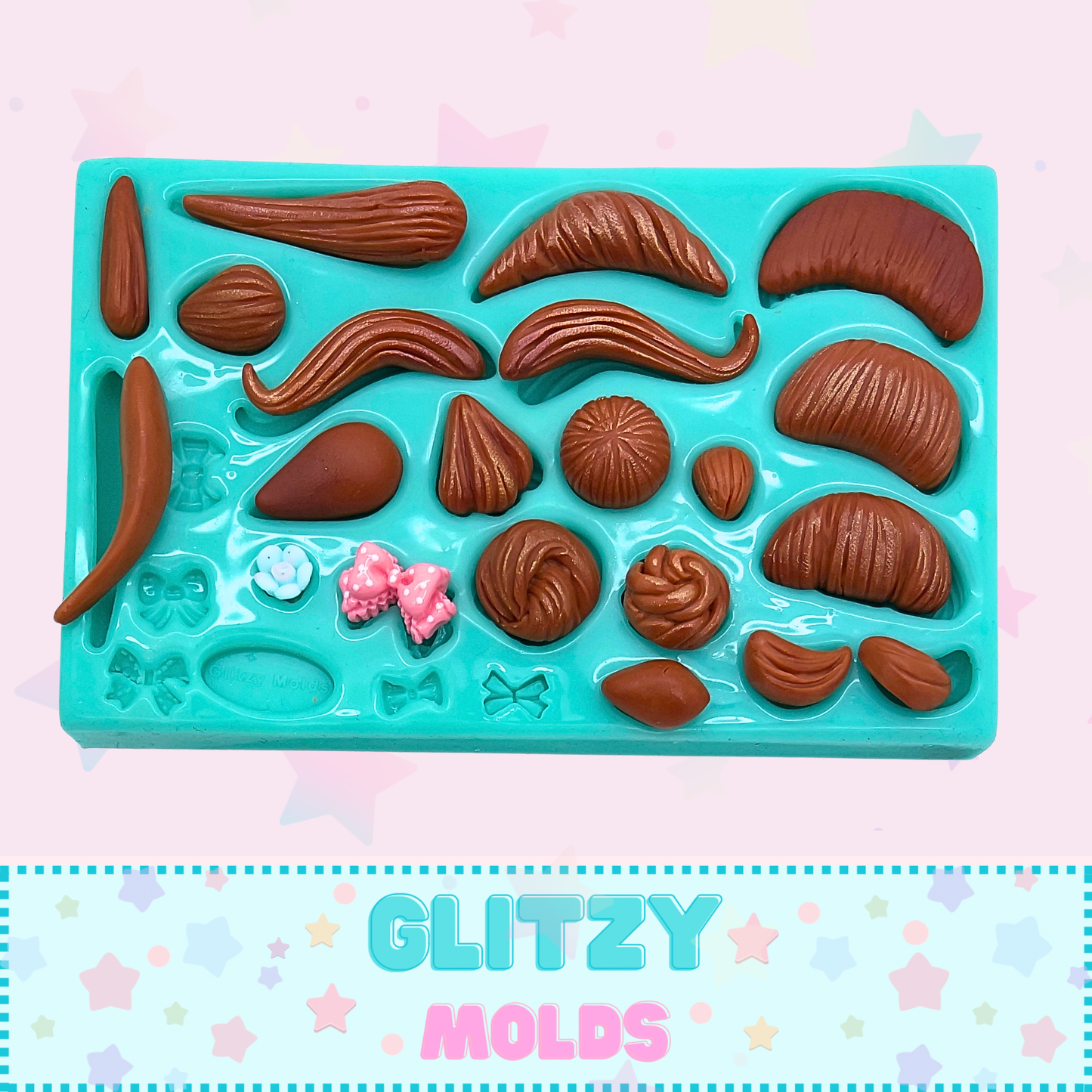 Hair Silicone Mold, GM-Cabellitos