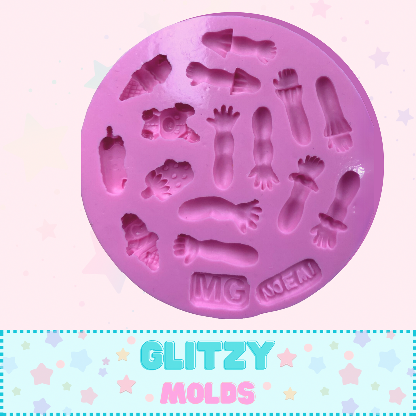 Sweet Arms Mold, Multifunctional Silicone Mold, Noemi Hernandez