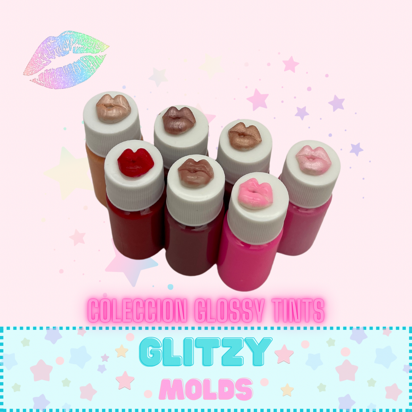 Glossy Acrylic Tints, Glossy Tints, Set of 7 Colors