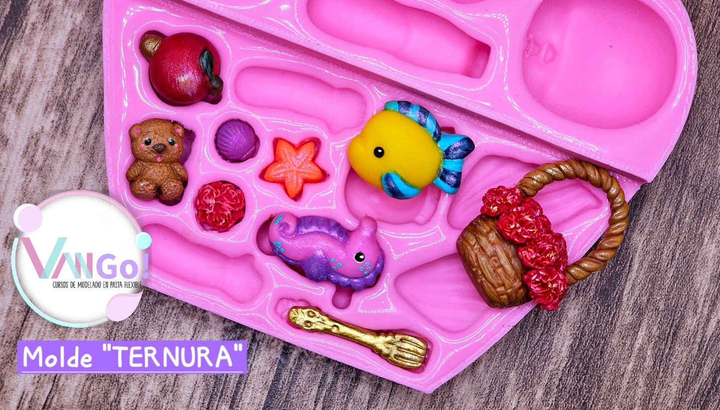 Ternura, Molde de Silicon, Colección "Con Amor" de Vango VG-Ternura