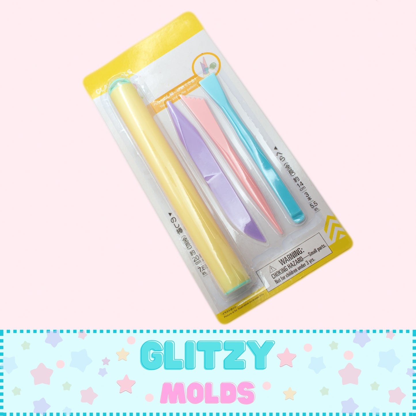 4pcs Basic Clay Tool Set, Set de Herramientas Basicas, 4 piezas