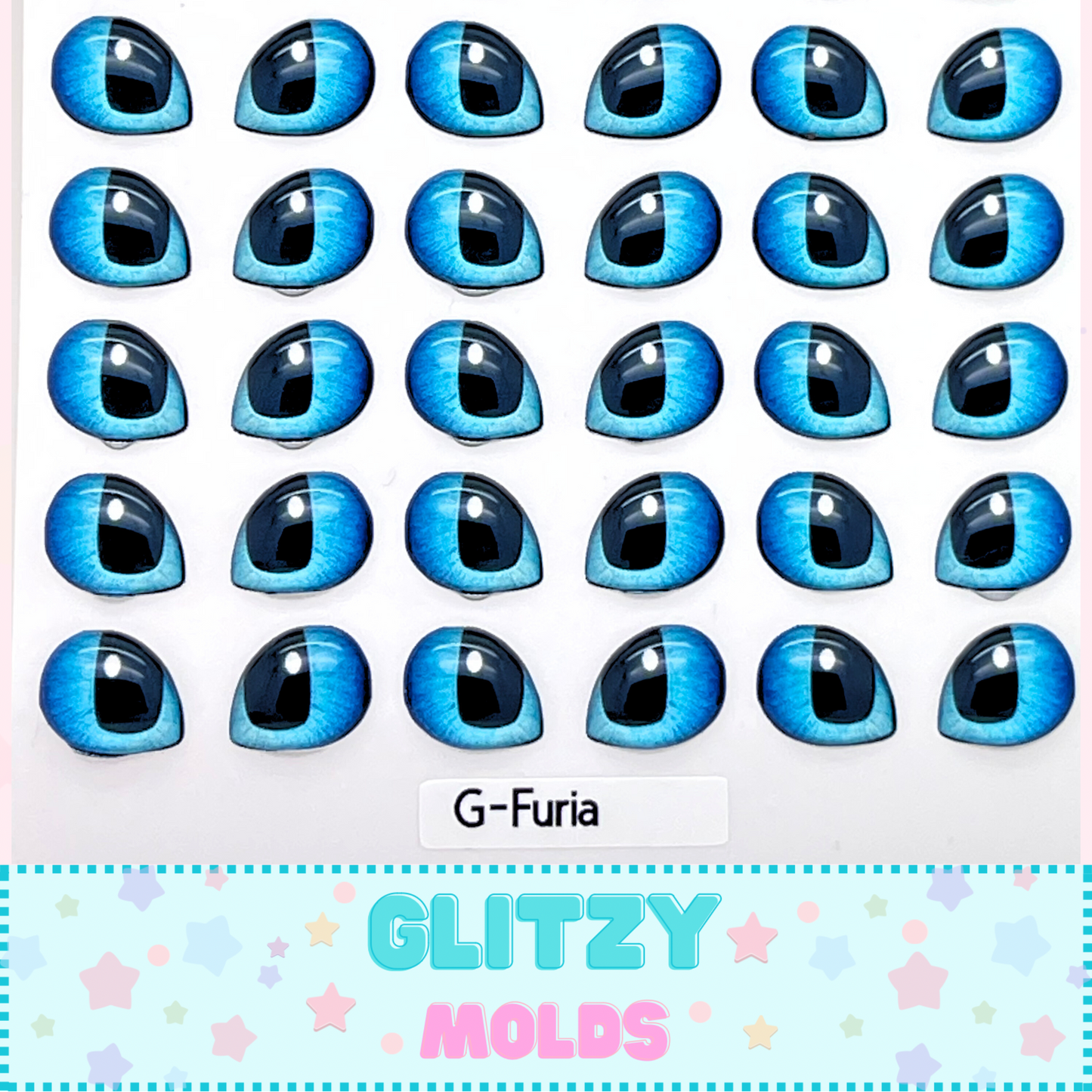 3D Eye Decals, Light Fury Eye Stickers GM-Furia