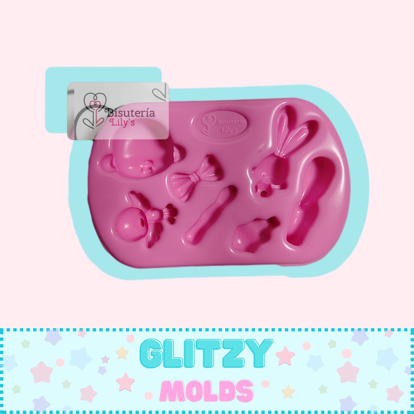 Encanto Doll Silicone Mold, Molds for Cold Porcelain, Molds for Clays BL-25-6