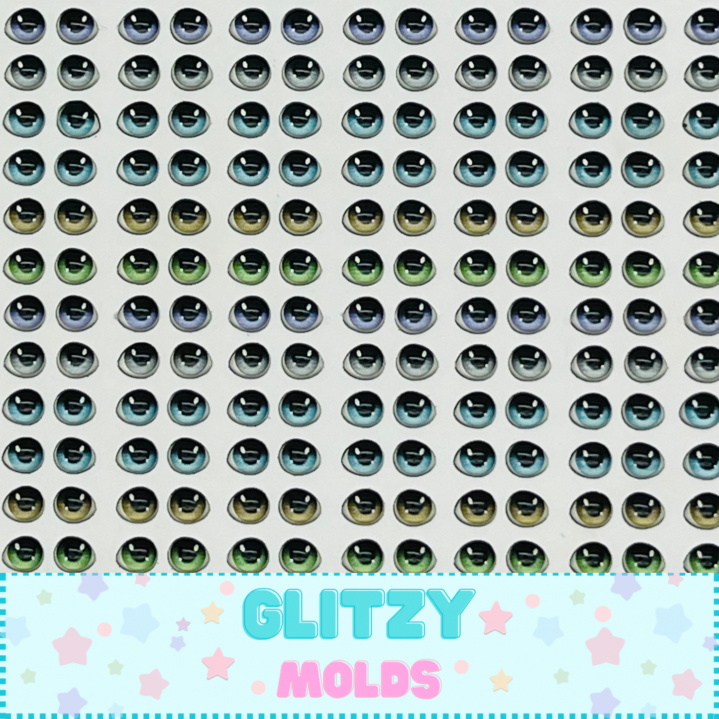 3D Eye Decals Stickers, 5mm, Arte de Marci, ADM-052-5