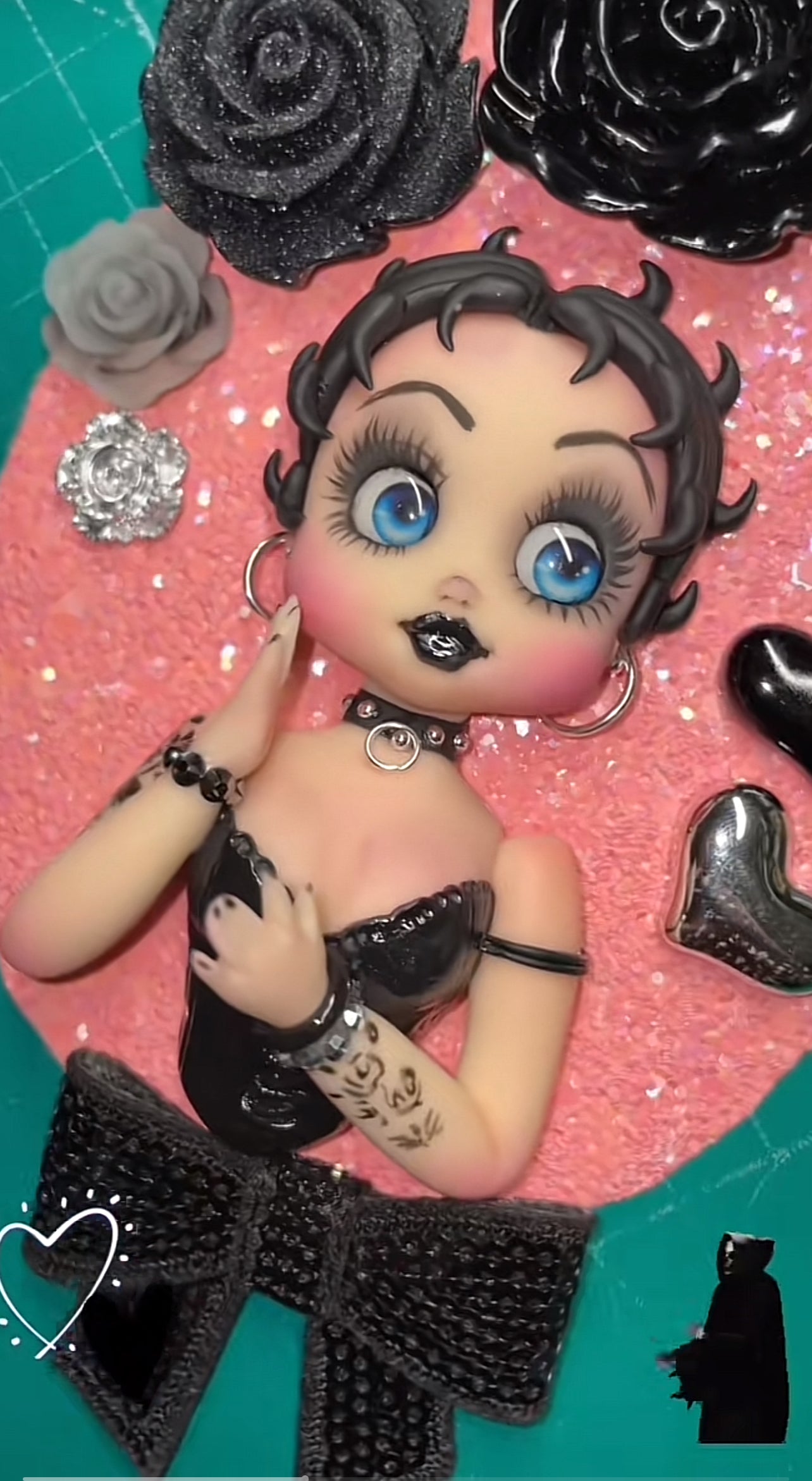 3D Eye Stickers, 5mm & 8mm, Betty Boop, Self Adhesive VG-563Premiun