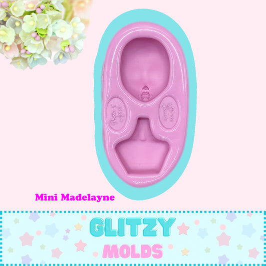 Mini Madelayne Doll Torso, Silicone Mold, Molde Torso Mini Madelayne, Monica Barron MB #67a