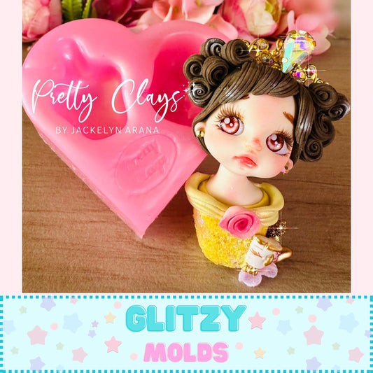 Baby Pretty Mold by Pretty Clays Molds ~ Molde Baby Pretty