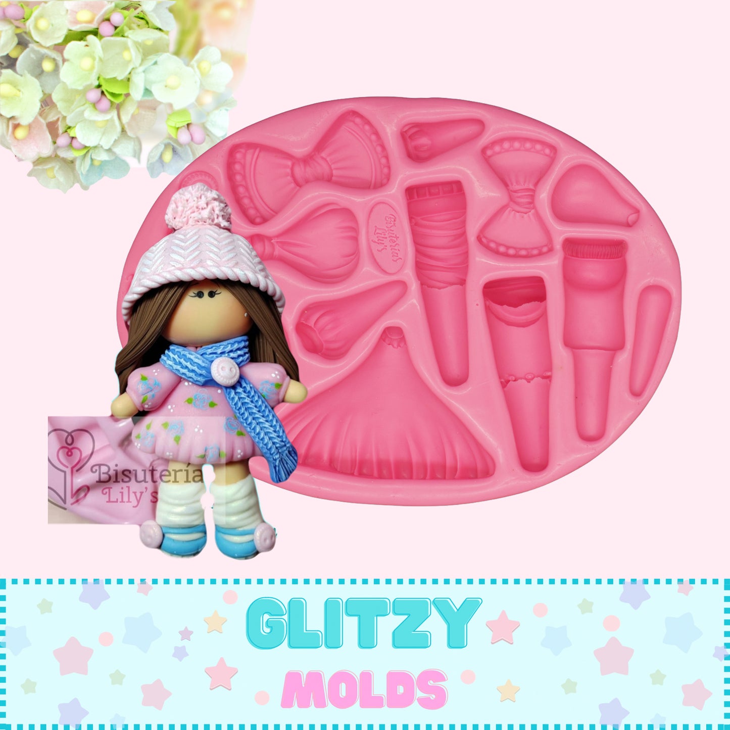 Molde Bonitas, Muñeca Rusa, Molde de Silicon, BL-47