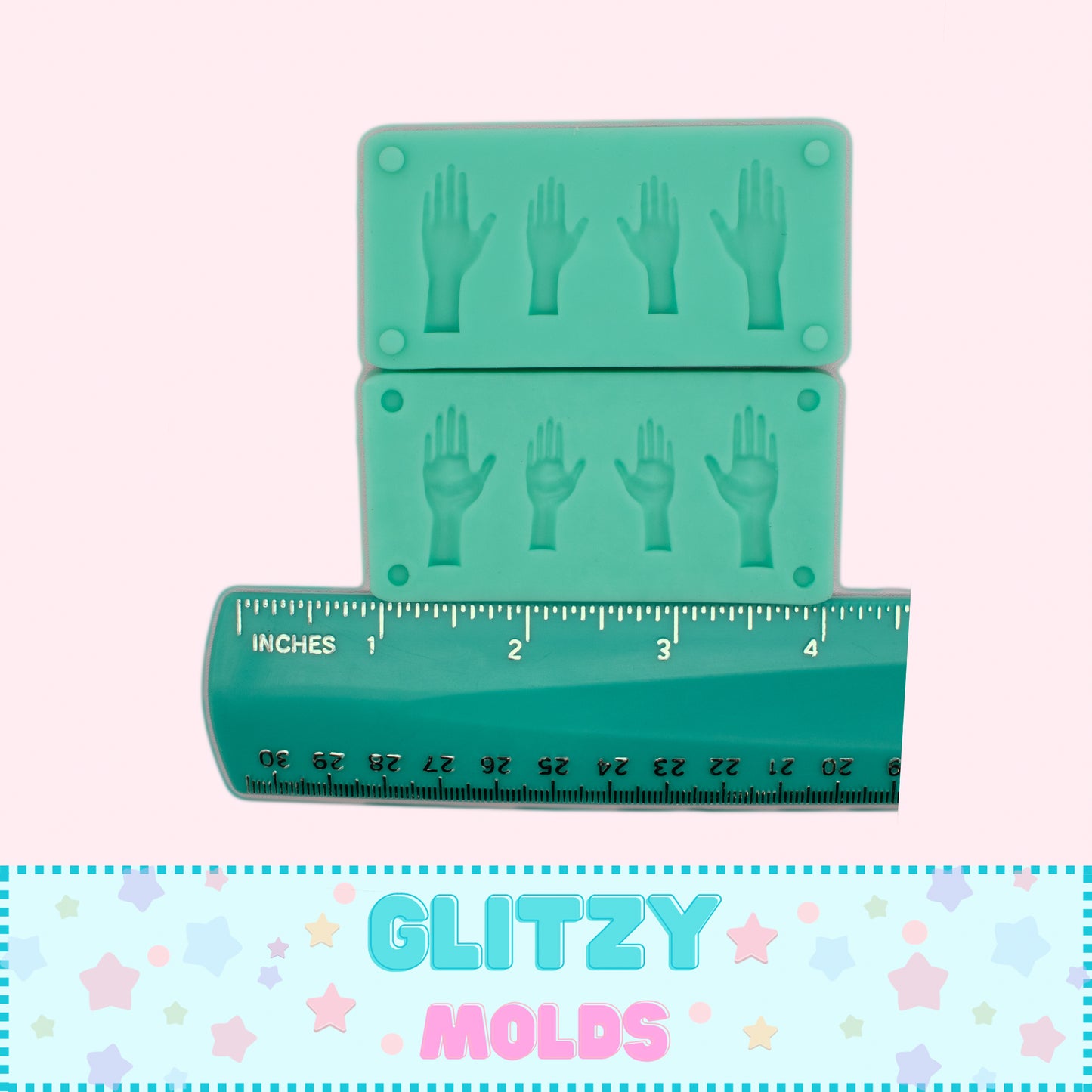 Hand Silicone Mold, Set, Molde de Manitas GM-56a