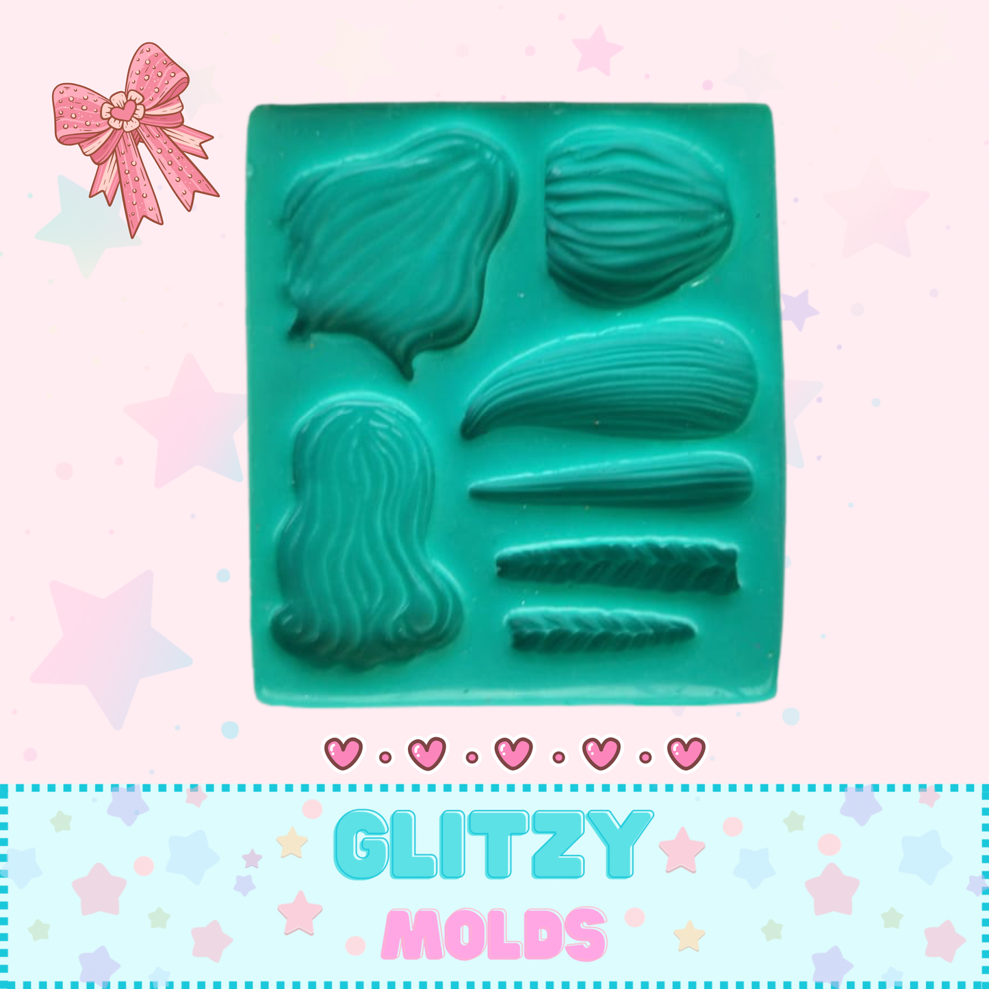 Cabello y Bases, Molde de silicon, BJC-H2