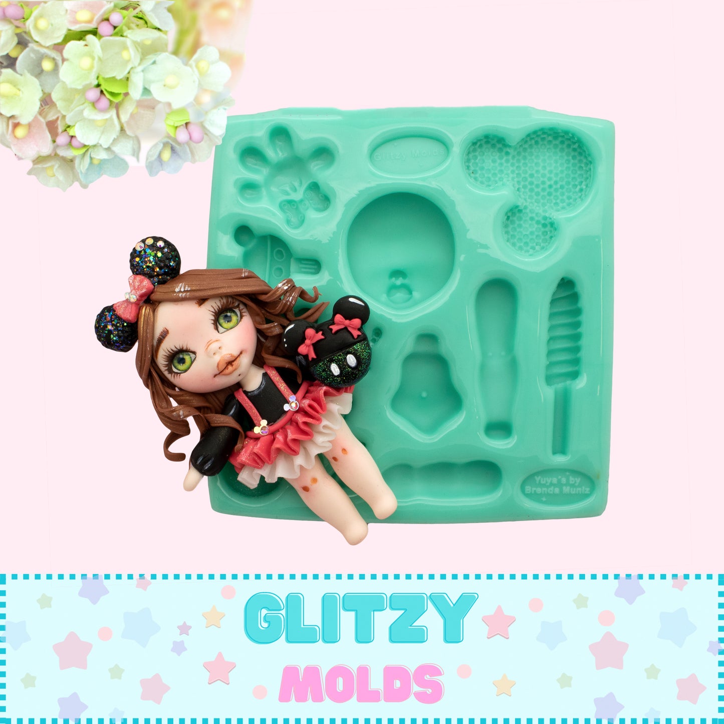 Molde Pequeña Minnie por Yuya's de Brenda Muñiz YBM-70-86