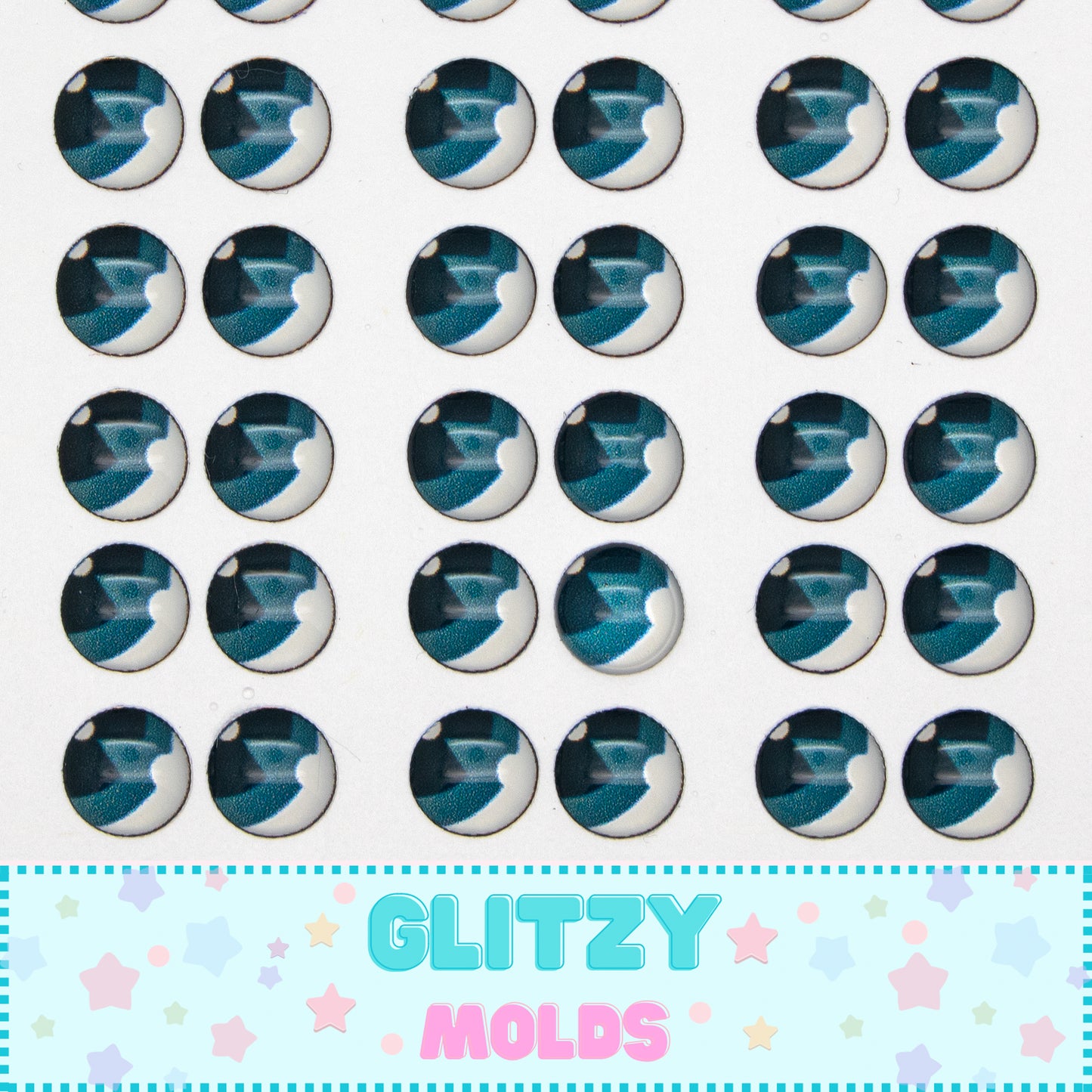 Ojos Resinados 3D, 5.5 mm, Ojitos Betty, 48 pares, Ojitos Auto adheribles G-Betty3