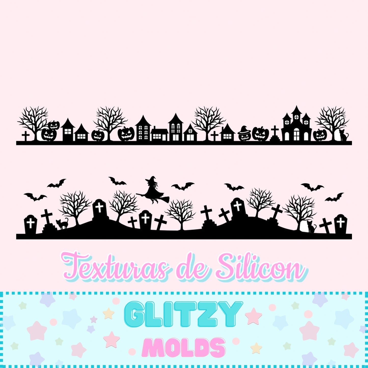 Silicon Texturizing Mat, Halloween Texture GMTEX-18