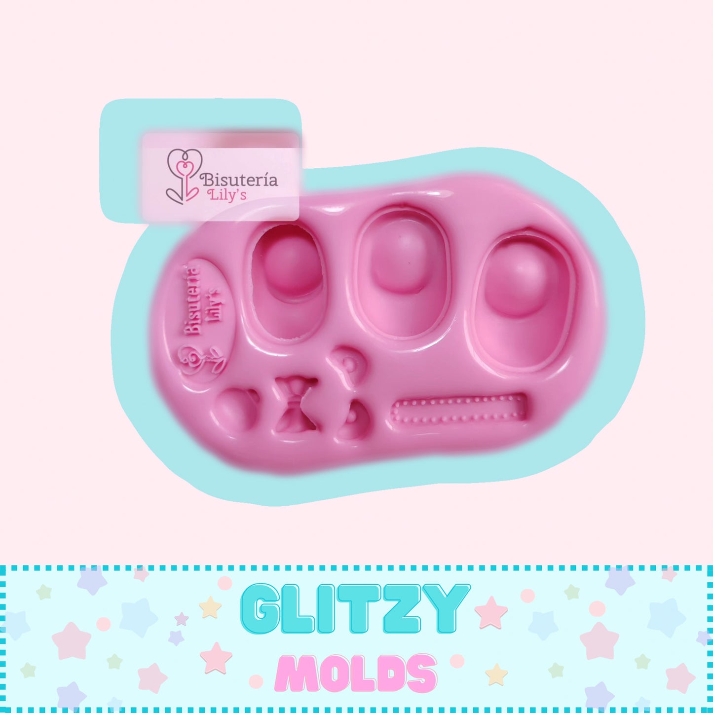 Zapatoso Mold, Shoe Silicone Mold by Bisutería Lily's BL-25-3