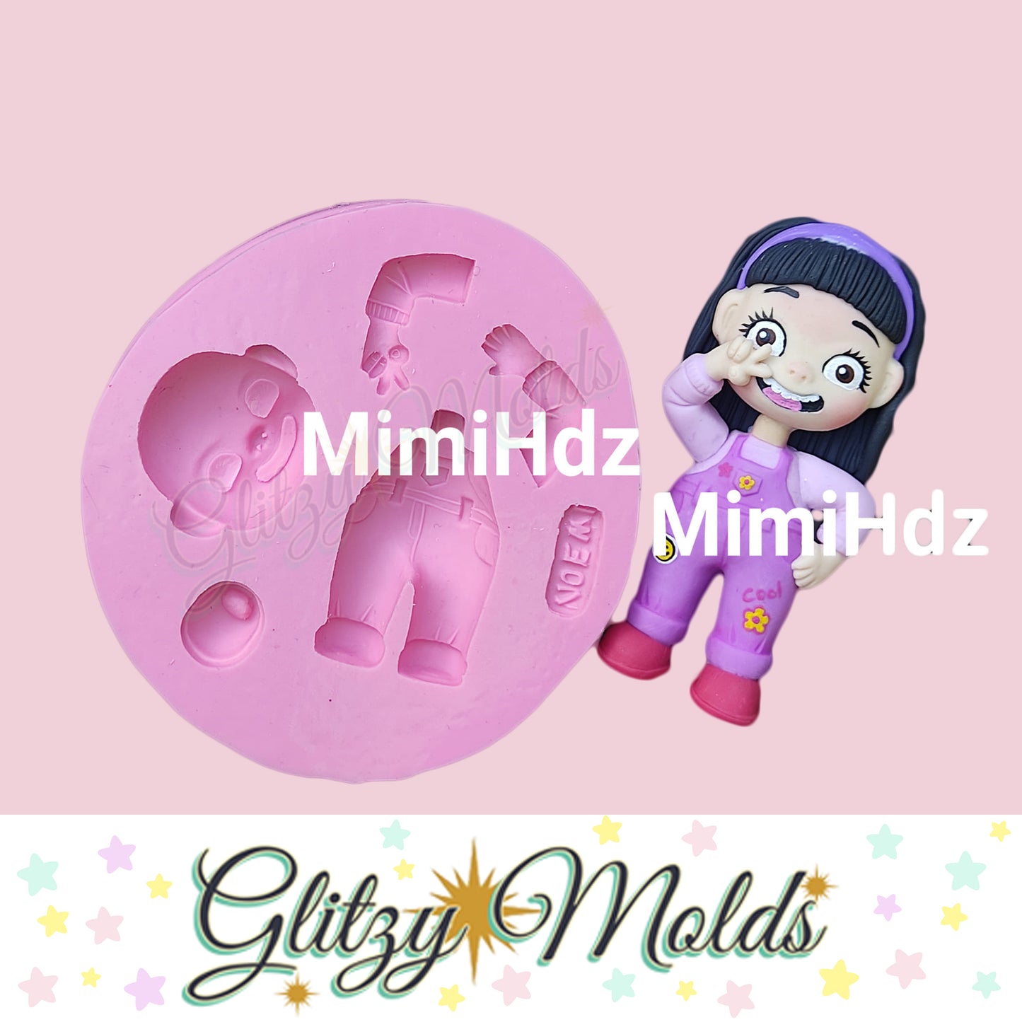 Abby Silicone Mold, Turning Red Mold, Molde Abby Red NH #8