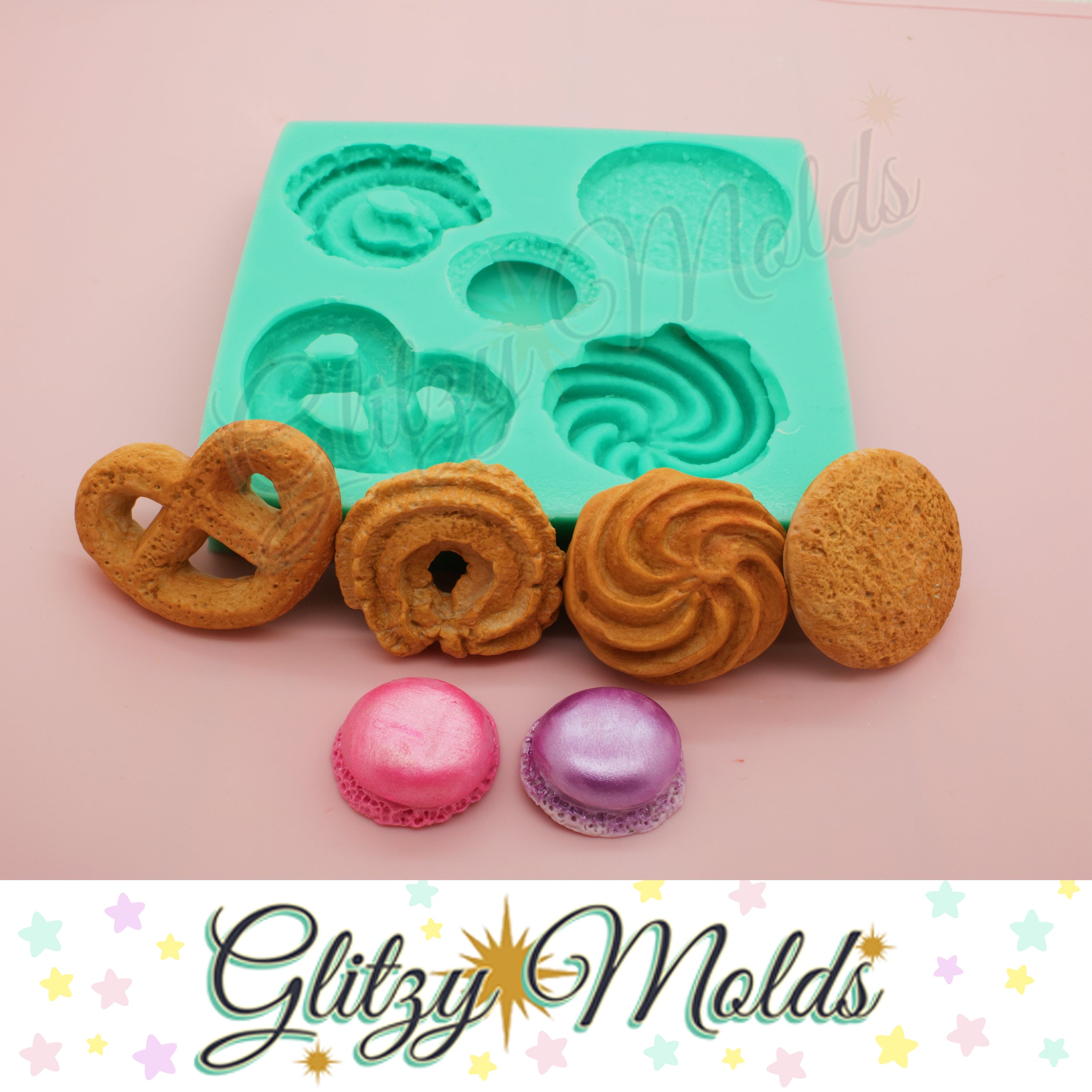 Butter Cookies, Silicone Mold, Molde de Galletitas, Molde de Silicon G –  Glitzy Molds