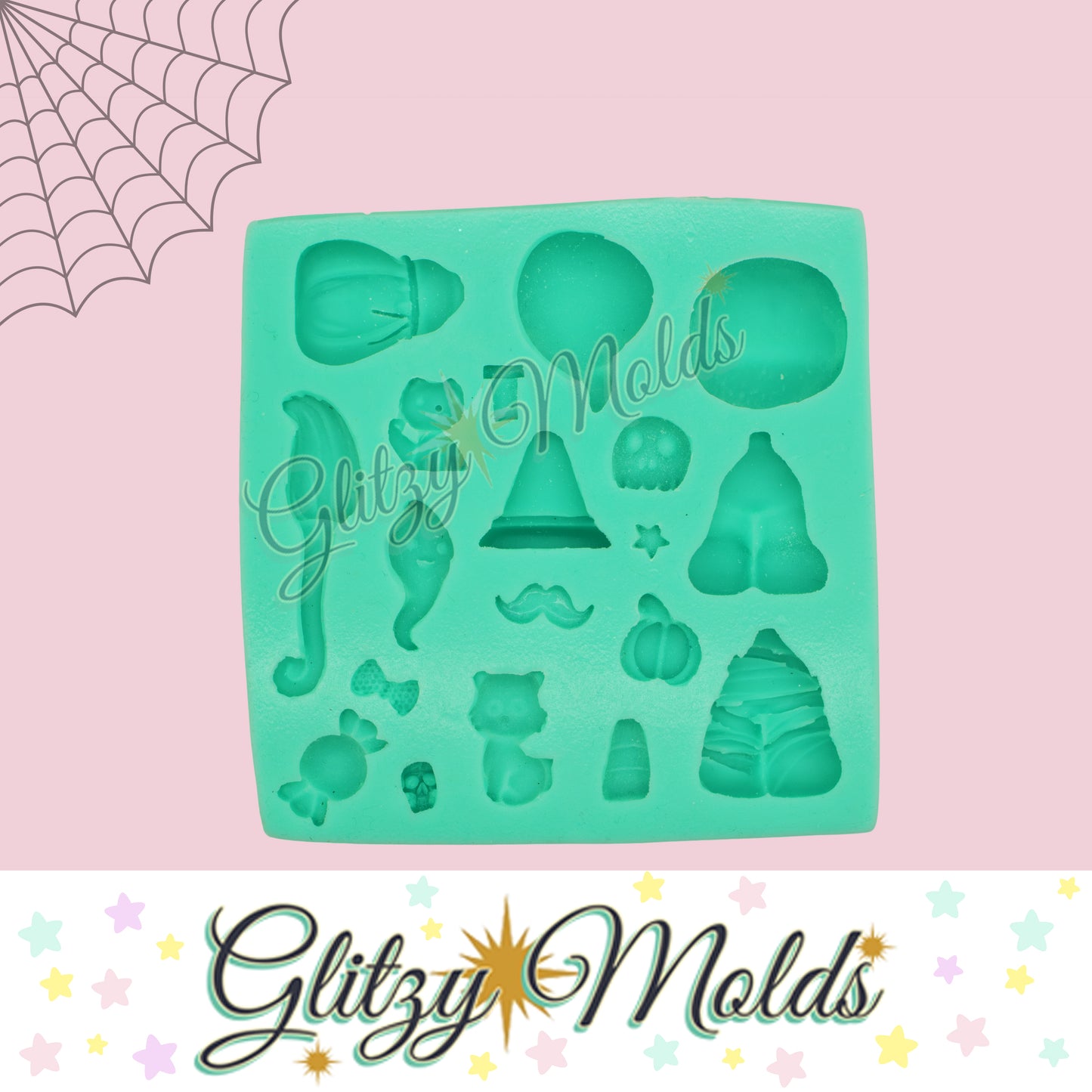 Halloween Multi Functional Mold, Halloween Clays, Silicone Mold, GM-89