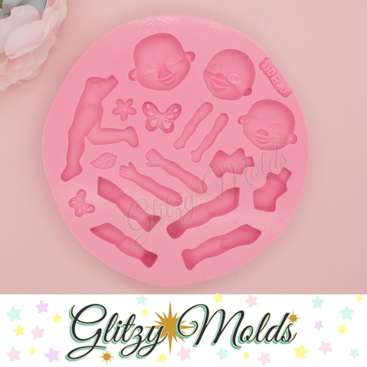 Mirabel Silicone Mold, Encanto Clay Mold, Molde Mirabel Aplique NH #14