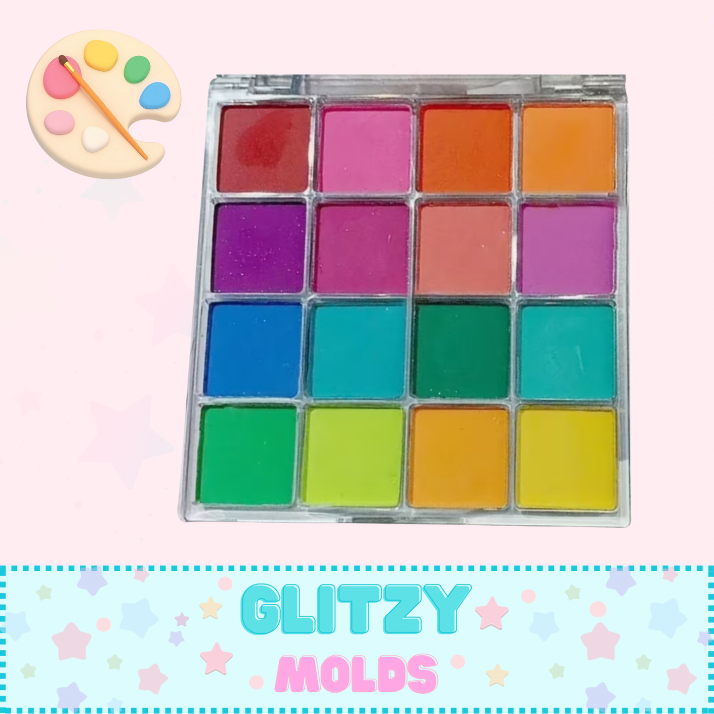 Mini Shading Palette, Bright Matte MP-16