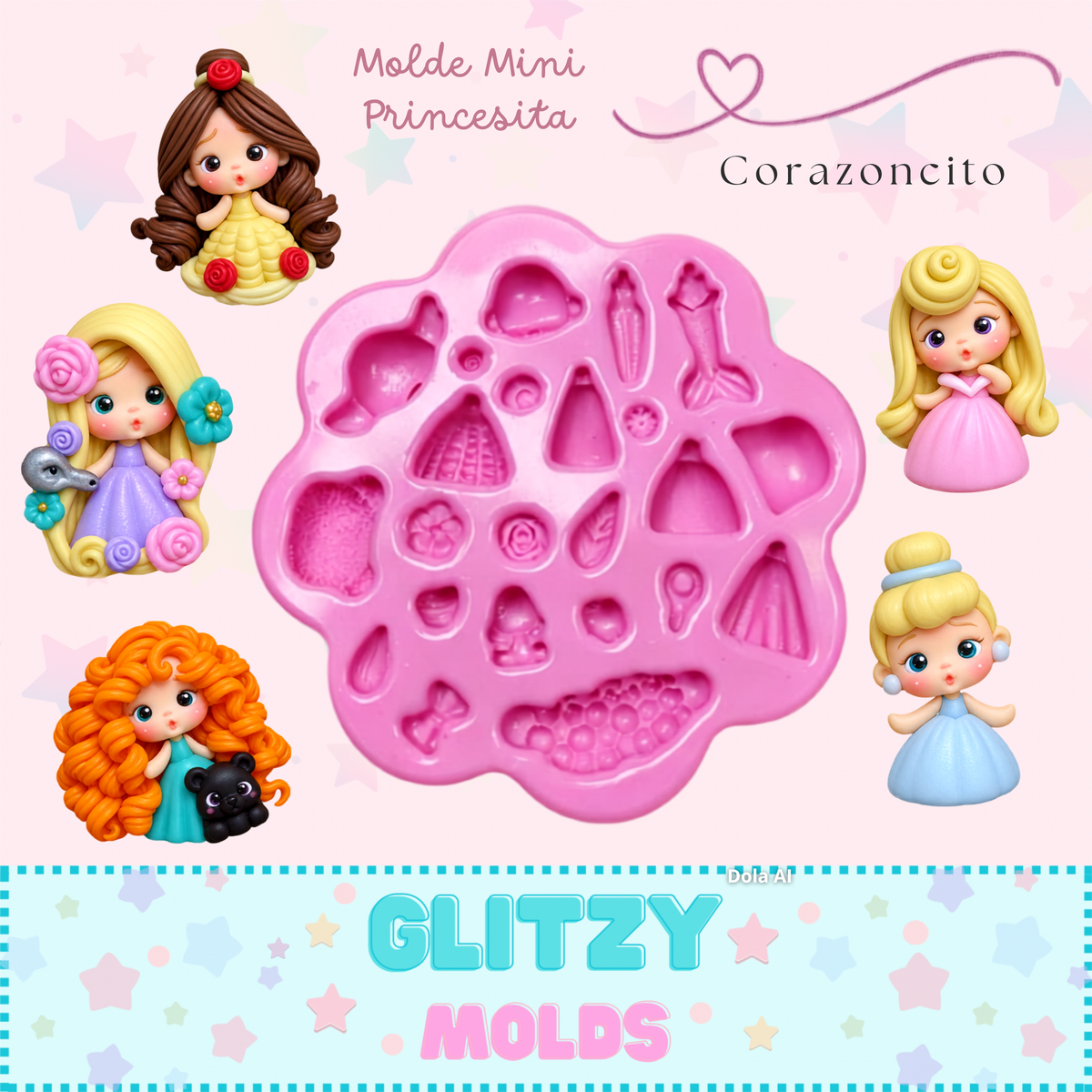 Pre Venta- Coleccion Princesitas por Corazoncito de Lily Valenzuela