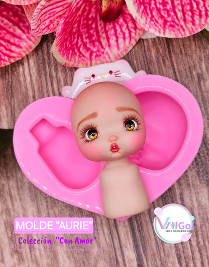 Auri, Molde de Silicon, Torso, Colección "Con Amor" de Vango VG-Auri