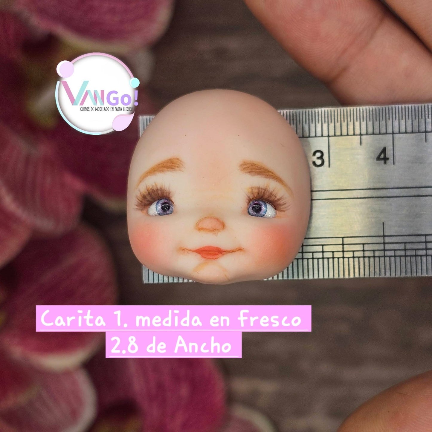 Cariño, Doll Silicone Mold, "Con Amor" Collection by Vango VG-Carino