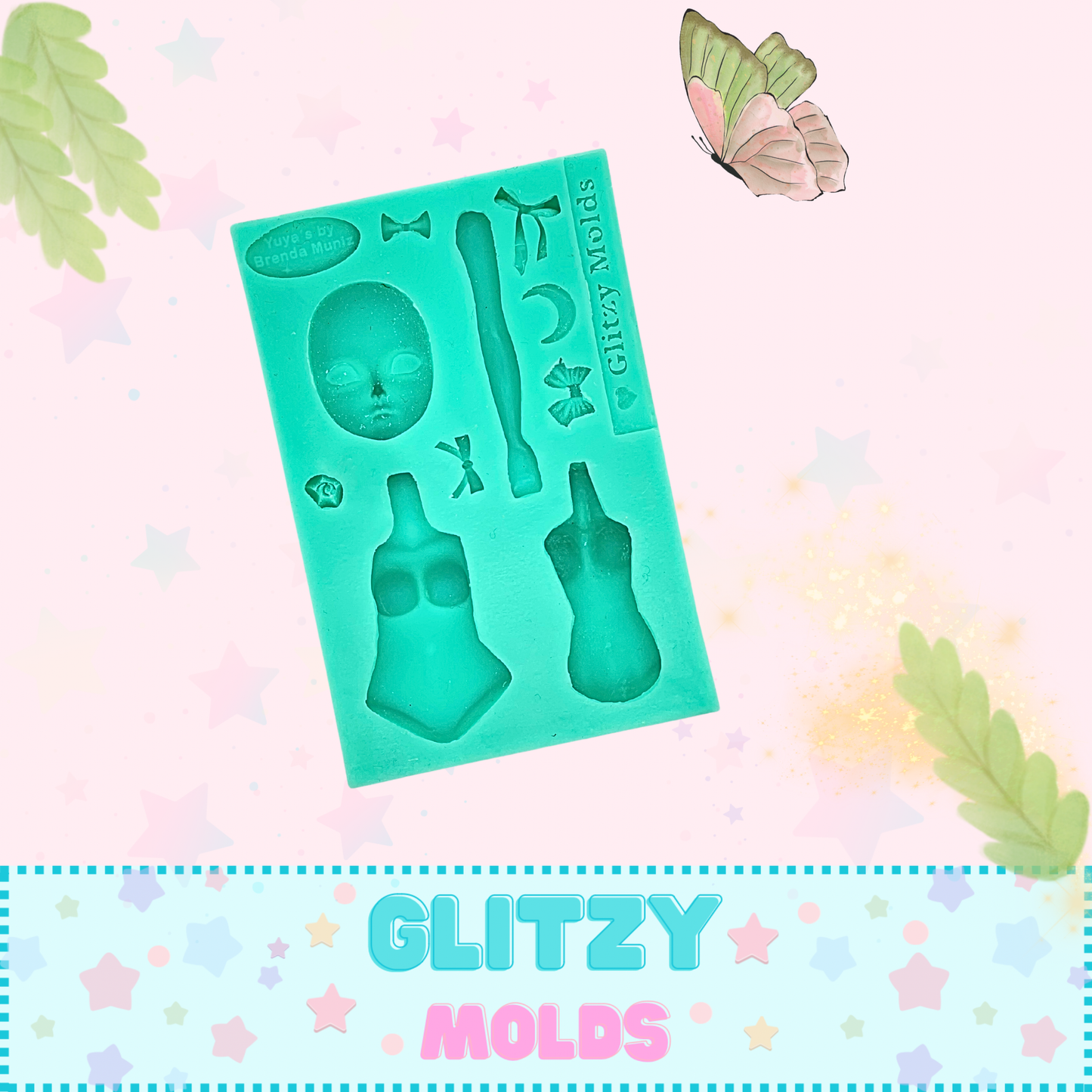 Chloe Curvy Mini Torso, Silicone Mold by Yuya's by Brenda Muñiz YBM-Chloe