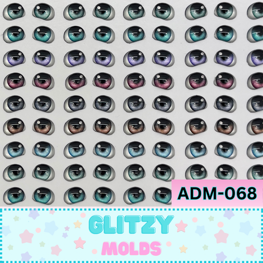 3D Eye Decals Stickers, 5mm, Arte de Marci, ADM-68-5