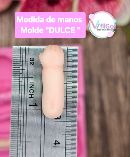 Dulce, Doll Silicone Mold, "Con Amor" Collection by Vango VG-Dulce