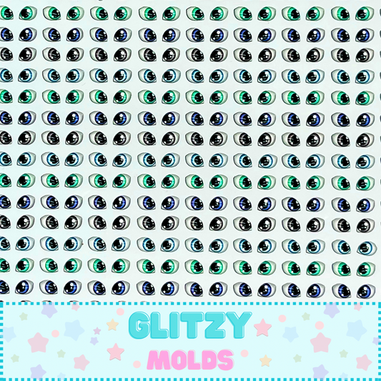 3D Resin Eyes Stickers, 5mm, Arte de Marci ADM-027