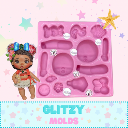 Adorable, Doll Silicone Mold, Fascinación Collection by Vango VG-8