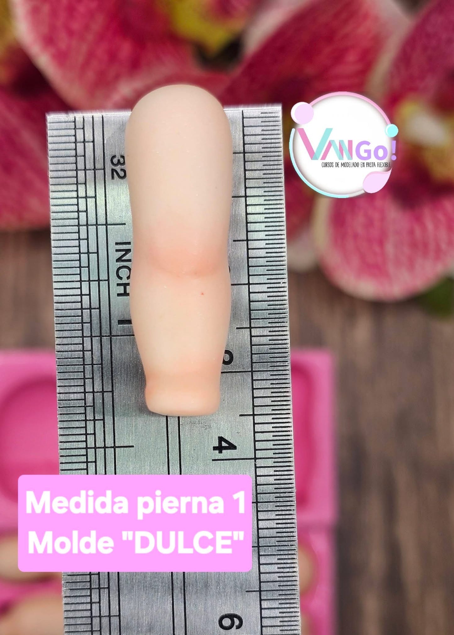 Dulce, Doll Silicone Mold, "Con Amor" Collection by Vango VG-Dulce