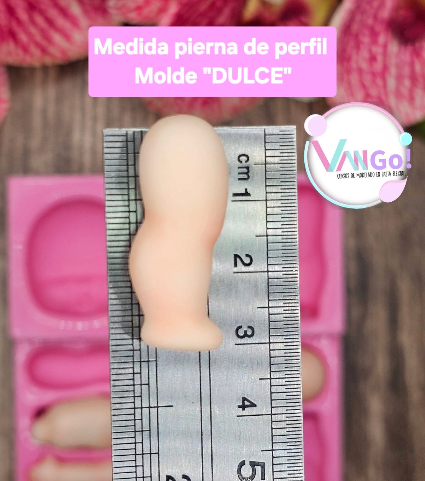 Dulce, Doll Silicone Mold, "Con Amor" Collection by Vango VG-Dulce