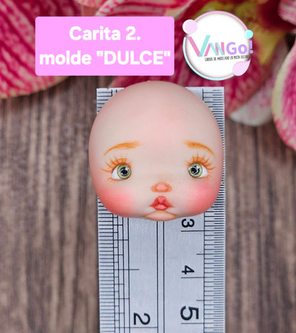 Dulce, Doll Silicone Mold, "Con Amor" Collection by Vango VG-Dulce