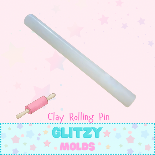 1pc, Professional Acrylic Rolling Pin for Cold Porcelain