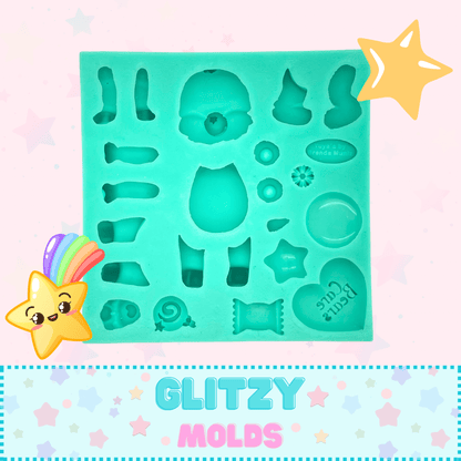 Caring Bear Silicone Mold, Multifunctional Mold, Yuya's by Brenda Muñiz YBM-Care1