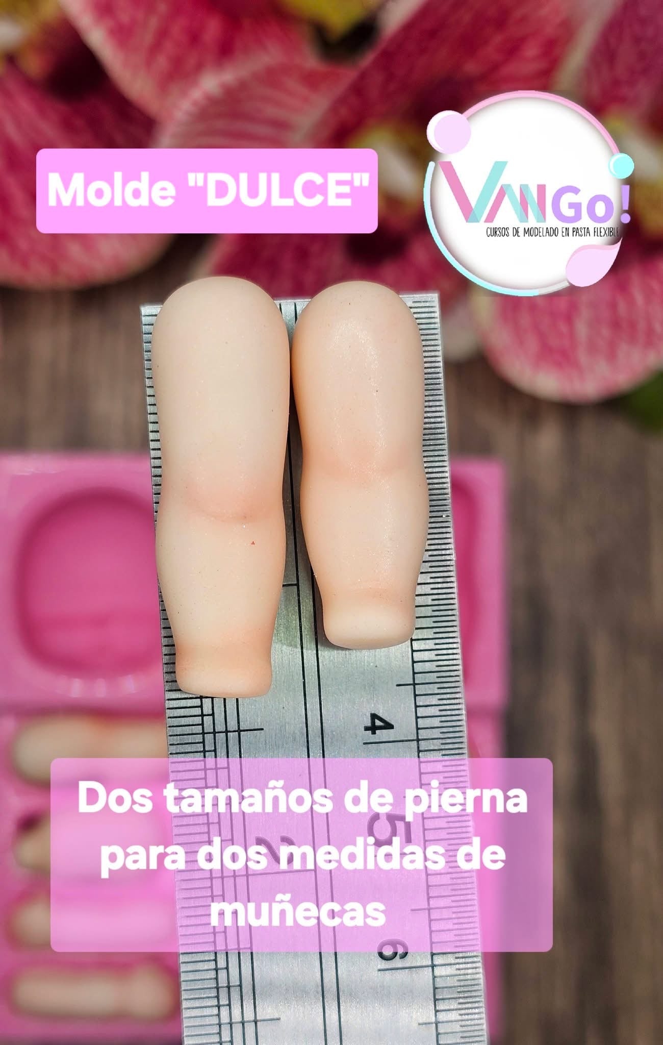 Dulce, Doll Silicone Mold, "Con Amor" Collection by Vango VG-Dulce