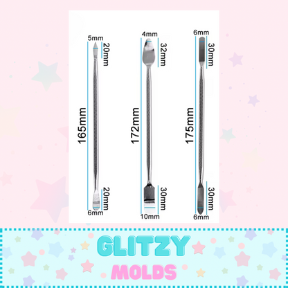 Large Clay Modeling Tools,  3 piece Set