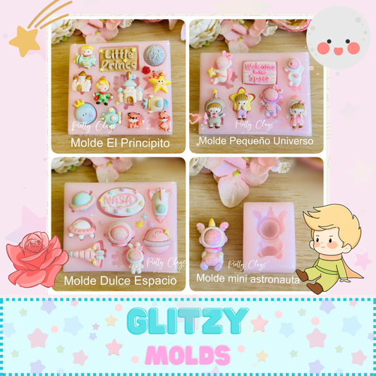 Welcome to Space Collection, 4 Mold Collection by Pretty Molds