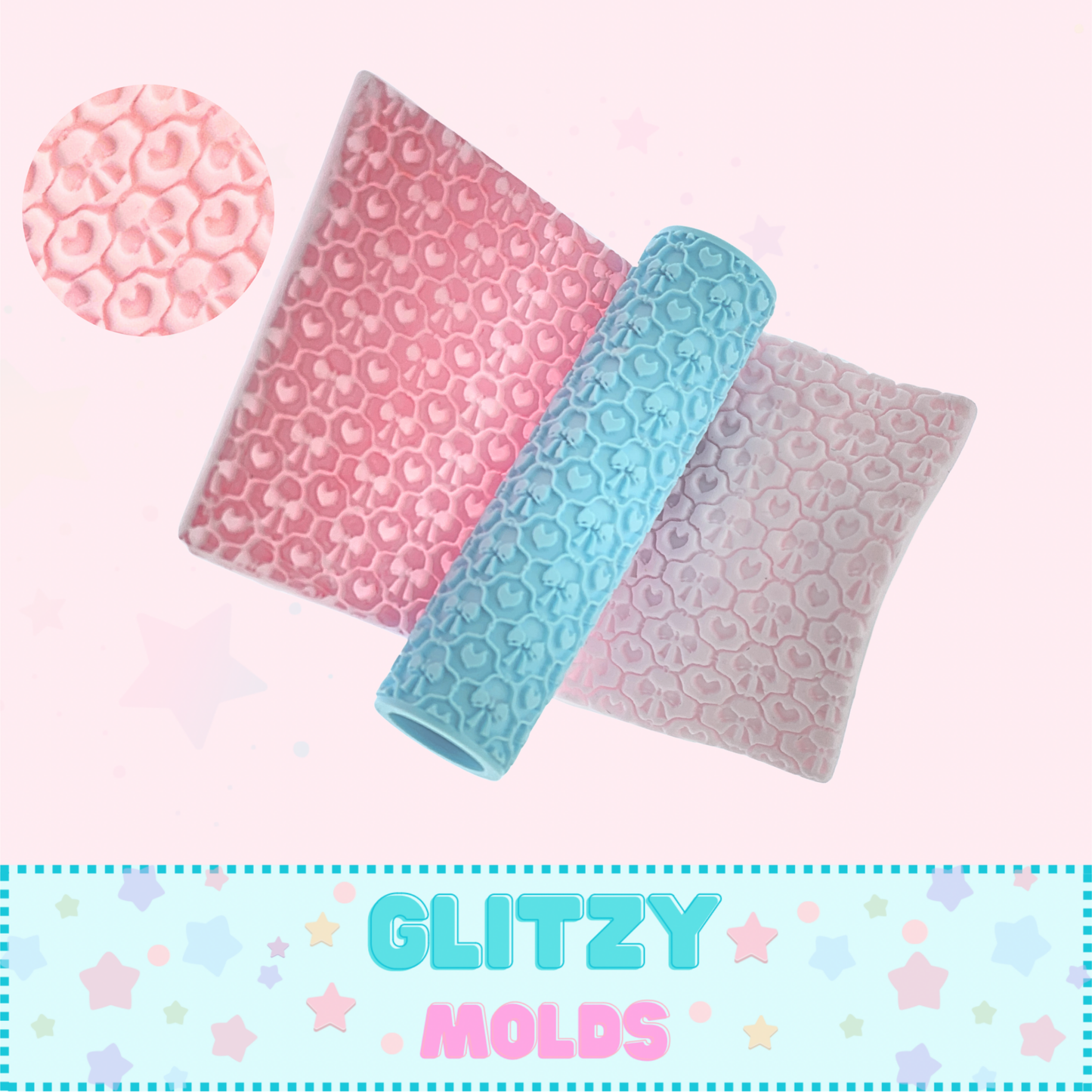 Coquette Love, Clay Roller, Texturing Roller CR-Val7