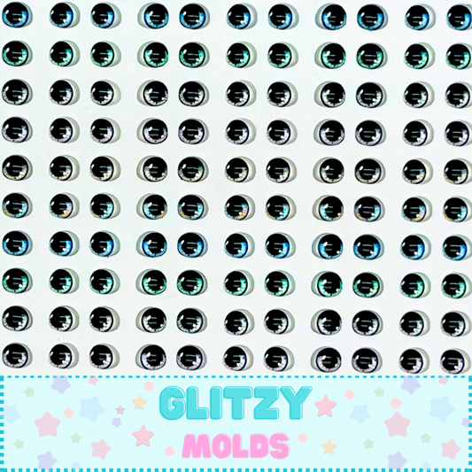 3D Resin Eyes Stickers, 5mm, Arte de Marci ADM-096