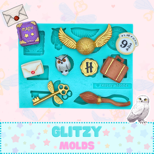 Wizard Boy, Clay Complements, Silicone Mold, GM-HPW