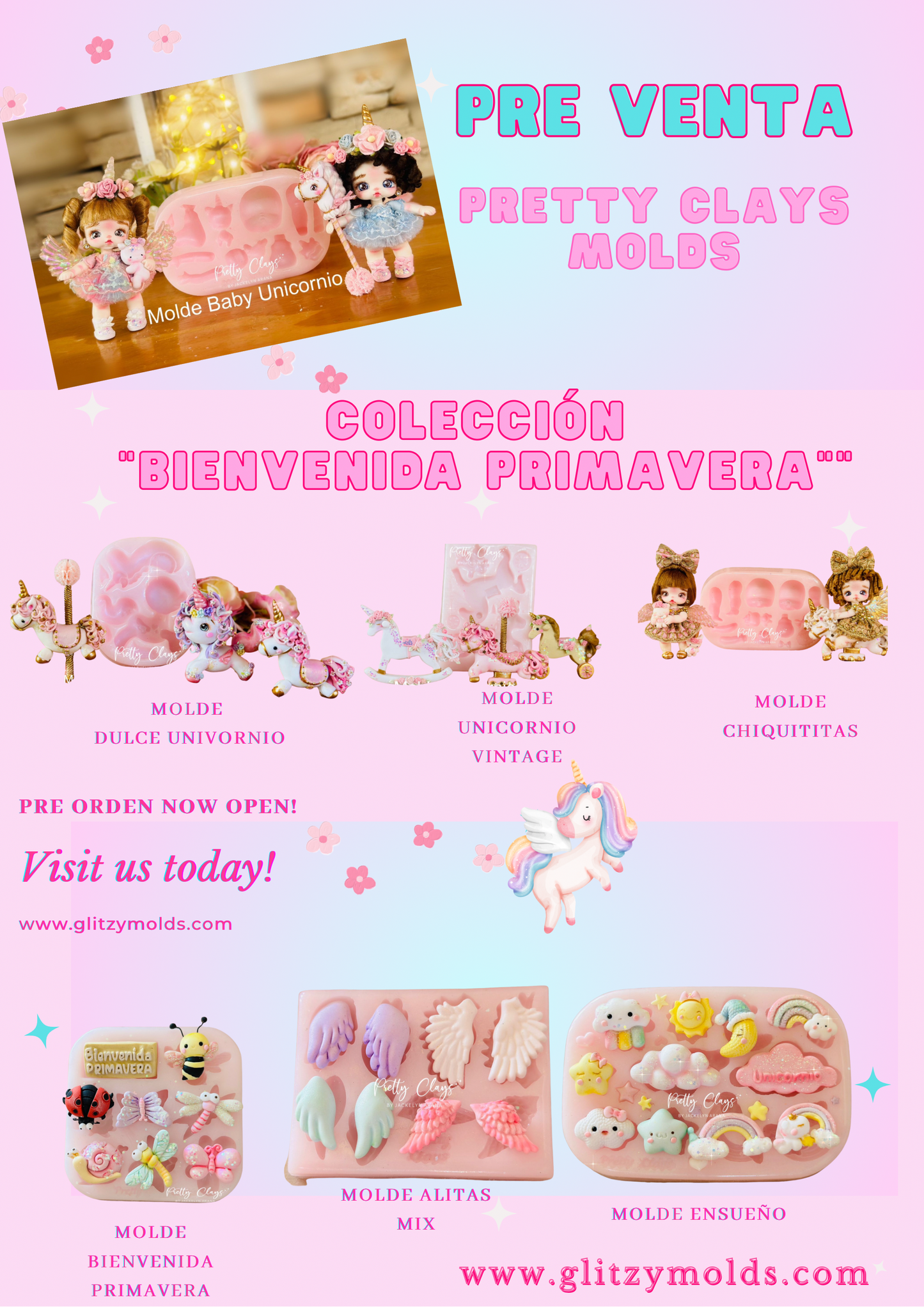 **PRE ORDER*** Pretty Clays Welcome Spring Collection 2026